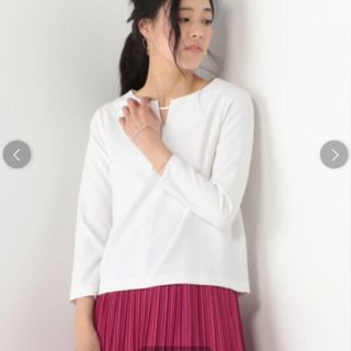 ユナイテッドアローズ(UNITED ARROWS)の【お値下げ】美品＜closet story＞ フロントモチーフ ブラウス(シャツ/ブラウス(長袖/七分))