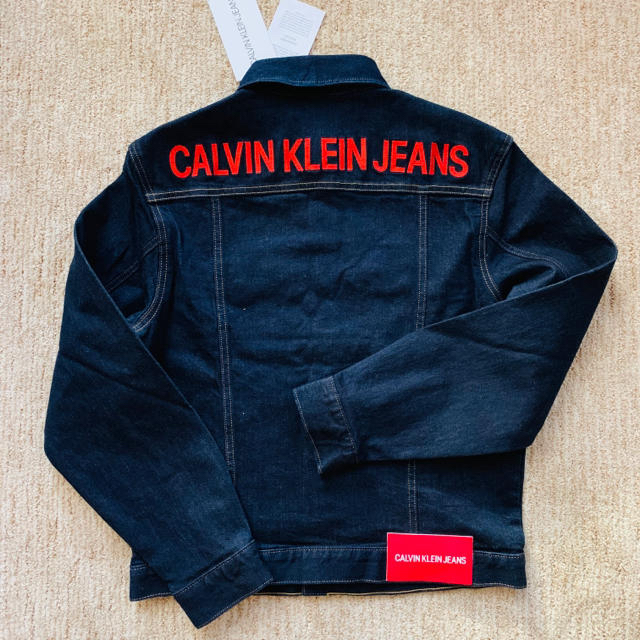 CALVIN KLEIN JEANS フォト 刺繍 デニム ジャケット