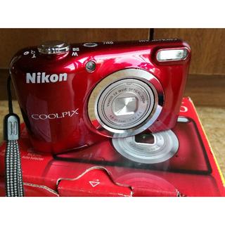 ニコン(Nikon)のNikin  COOLPIX  A10　レッド(コンパクトデジタルカメラ)