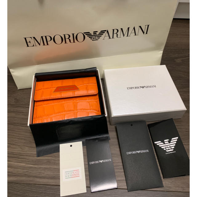 Emporio Armani(エンポリオアルマーニ)の新品未使用タグ付き アルマーニ EMPORIO ARMANI 財布 プレゼントに レディースのファッション小物(財布)の商品写真