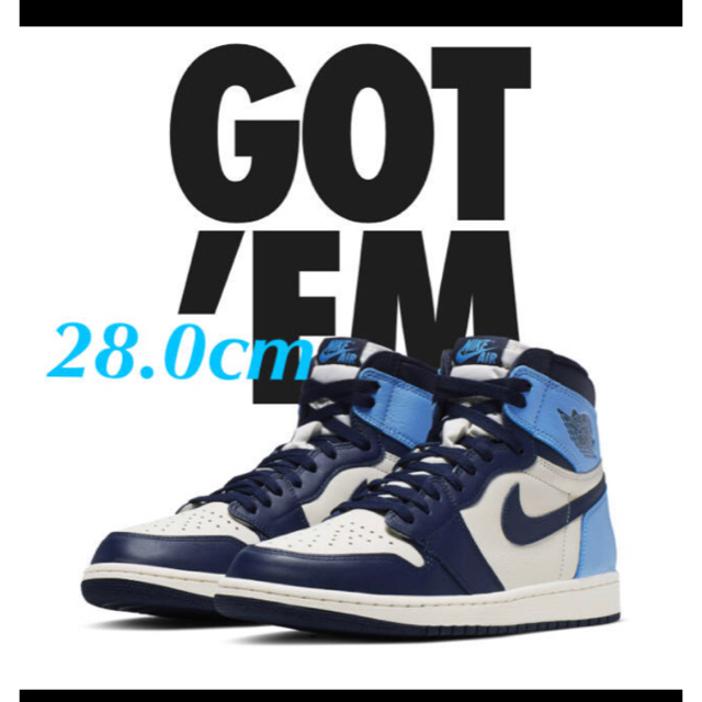 値段が激安 AIR エアジョーダン1 NIKE 新品 - NIKE JORDAN 28 OBSIDIAN