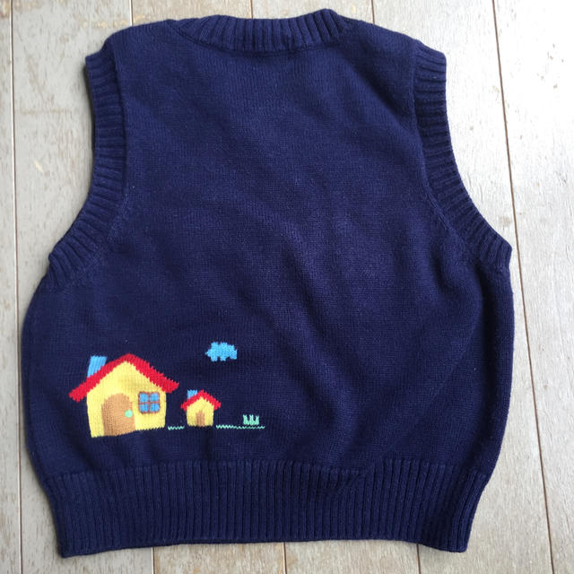 mikihouse(ミキハウス)のミキハウス ベスト90 キッズ/ベビー/マタニティのキッズ服男の子用(90cm~)(ニット)の商品写真