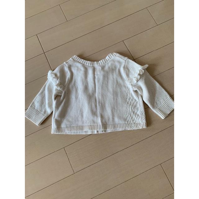 babyGAP(ベビーギャップ)のbaby GAP カーディガン ベビー 0-3M キッズ/ベビー/マタニティのベビー服(~85cm)(カーディガン/ボレロ)の商品写真