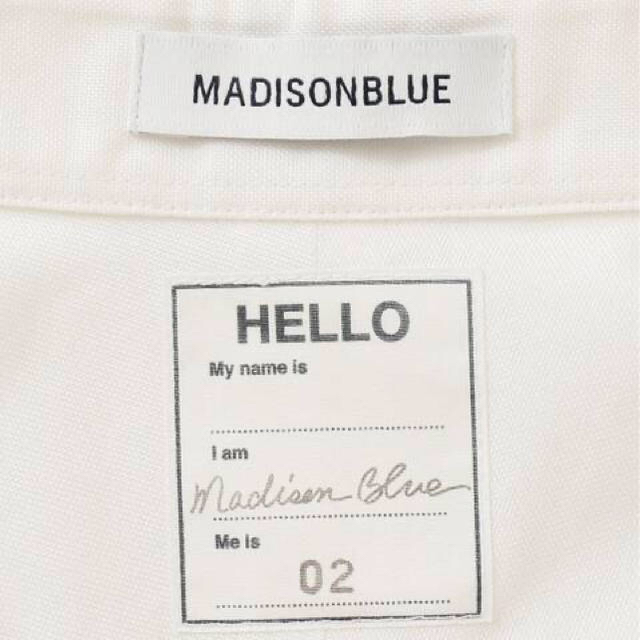 MADISONBLUE(マディソンブルー)のDeuxieme Classe MADISONBLUE MESSAGE シャツ レディースのトップス(シャツ/ブラウス(長袖/七分))の商品写真