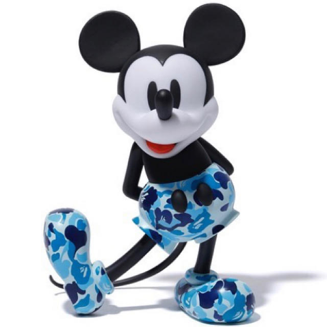 VCD BAPE MICKEY MOUSEベアブリック ブルー