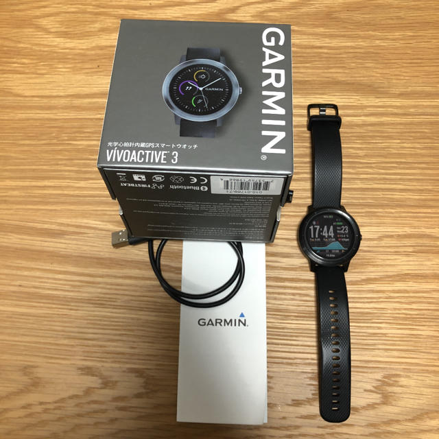 GARMIN Vivoactive3 Black slate 腕時計(デジタル)