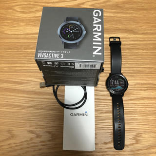 ガーミン(GARMIN)のGARMIN Vivoactive3 Black slate(腕時計(デジタル))