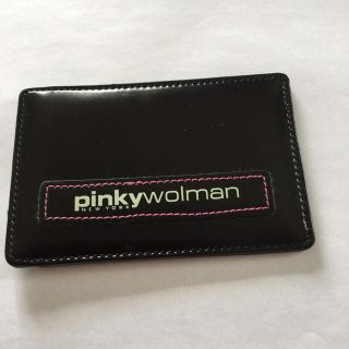 ピンキーウォルマン(pinky wolman)の【新品未使用】pinky wolman★パスケース (名刺入れ/定期入れ)