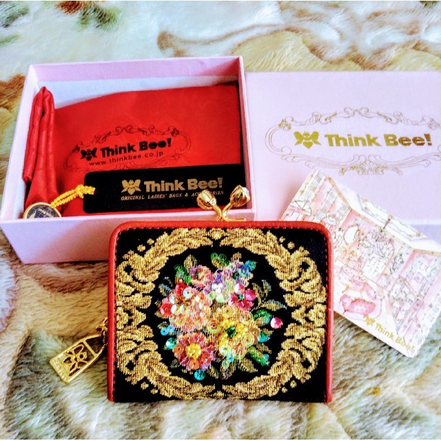 Think Bee!(シンクビー)の☆お値下げ致しました。シンクビー!新品未使用がま口コインケース。 レディースのファッション小物(コインケース)の商品写真