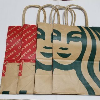 スターバックスコーヒー(Starbucks Coffee)のスタバ☆ショッピングバッグ4枚(ショップ袋)