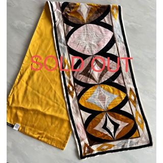 エミリオプッチ(EMILIO PUCCI)のエミリオ・プッチ　プッチ柄　リバーシブル　スカーフ　マフラー　中古(マフラー/ショール)