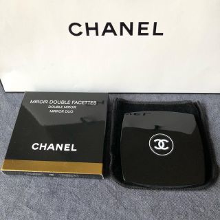 シャネル(CHANEL)のシャネル☆CHANELミラー☆ ミロワール ドゥーブル ファセット美品！！(ミラー)