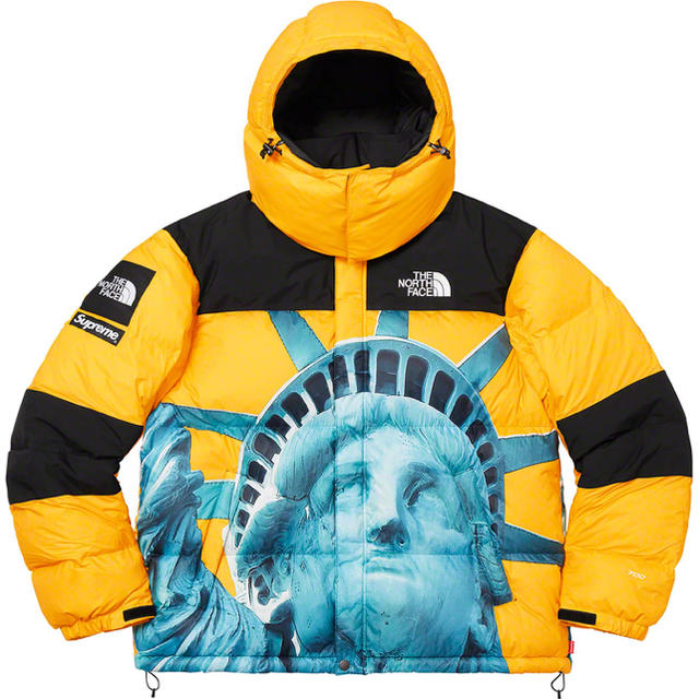 Supreme(シュプリーム)の黄 S シュプリーム Supreme North Face バルトロ メンズのジャケット/アウター(ダウンジャケット)の商品写真
