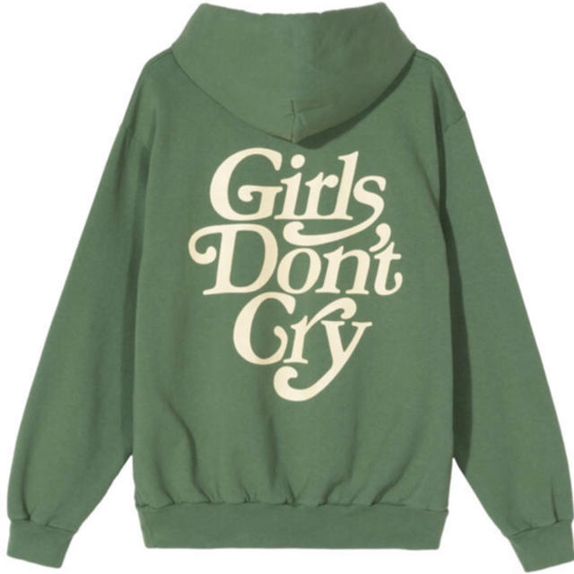 M 緑 girls don't cry hoody パーカー gdc ガルドン  メンズのトップス(パーカー)の商品写真