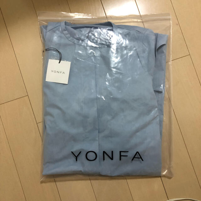 【新品未使用】YONFAコクーンシャツワンピ レディースのワンピース(ロングワンピース/マキシワンピース)の商品写真