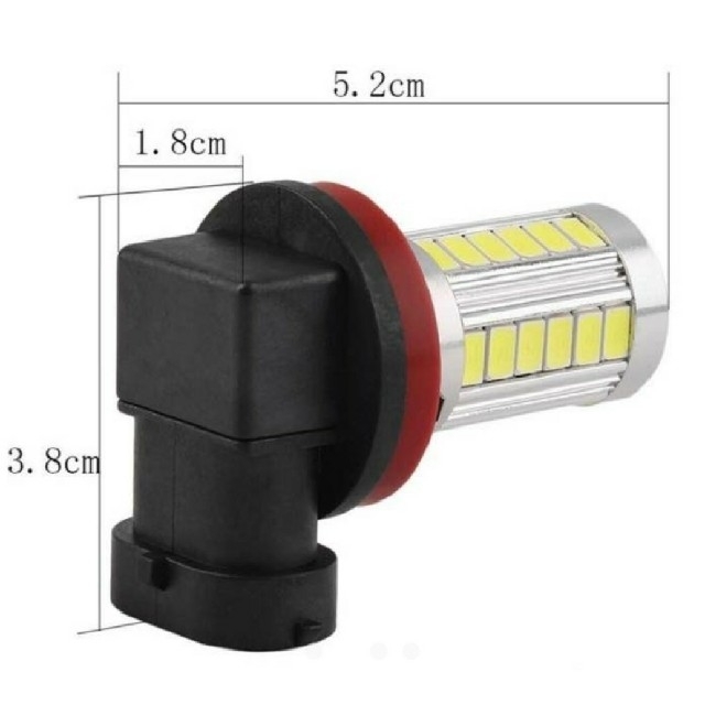 H8H11H16 超輝度 33連 LED SMD 2個セット