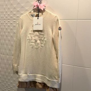 モンクレール(MONCLER)の新春SALE☆MONCLERニットワンピース6歳116㎝(ワンピース)