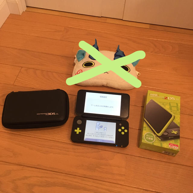 Newニンテンドー2DS LL ブラック×ライム