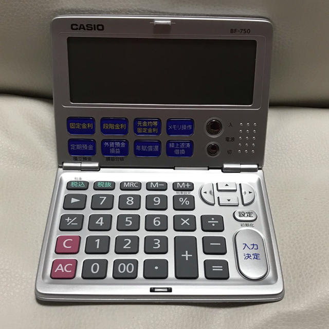 CASIO 金融計算電卓 BF-750