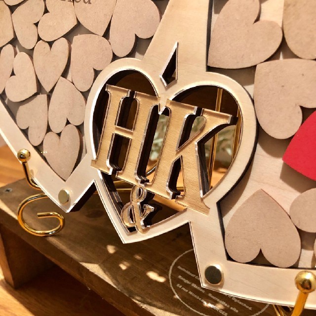【to Heart】ウェルカムドロップス ハンドメイドのウェディング(ウェルカムボード)の商品写真