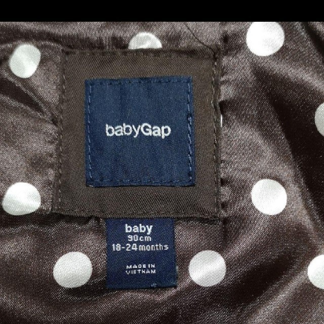 babyGAP(ベビーギャップ)のGAPベビーベスト キッズ/ベビー/マタニティのキッズ服女の子用(90cm~)(ジャケット/上着)の商品写真