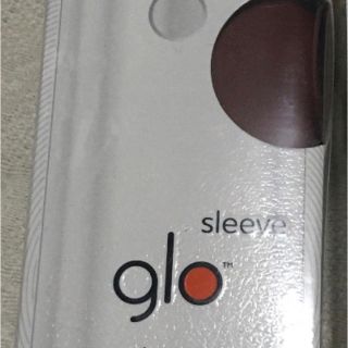 グロー(glo)のglo 純正レザースリーブ　ブラウン(タバコグッズ)