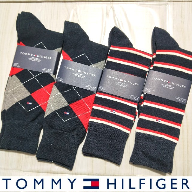 TOMMY HILFIGER(トミーヒルフィガー)の欧米限定品 新品未使用 定価$38.0 TOMMY HILFIGER メンズ靴下 メンズのレッグウェア(ソックス)の商品写真