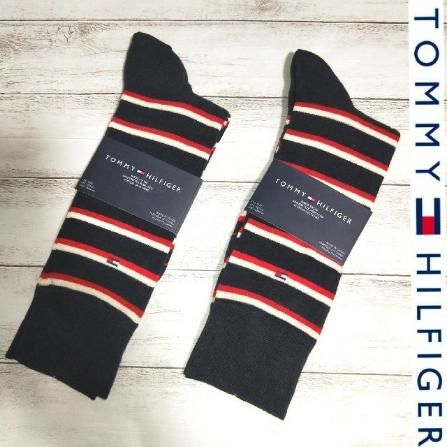 TOMMY HILFIGER(トミーヒルフィガー)の欧米限定品 新品未使用 定価$38.0 TOMMY HILFIGER メンズ靴下 メンズのレッグウェア(ソックス)の商品写真