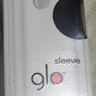 グロー(glo)のglo 純正　レザースリーブ　ネイビー(タバコグッズ)