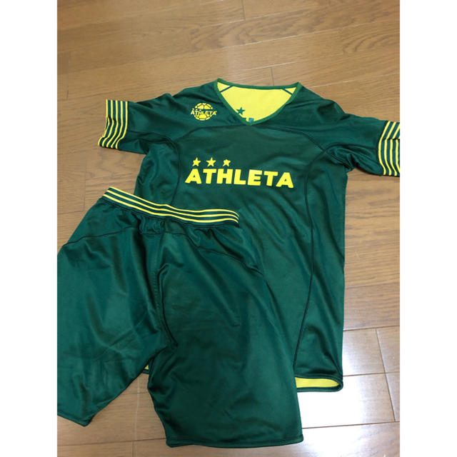 ATHLETA(アスレタ)のはるプロフ必読専用　プラクティスシャツ　上下　キッズ　150 スポーツ/アウトドアのサッカー/フットサル(ウェア)の商品写真