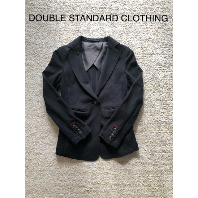 DOUBLE STANDARD CLOTHING(ダブルスタンダードクロージング)のダブルスタンダードのジャケット ブラック 子供用 発表会 レディースのジャケット/アウター(テーラードジャケット)の商品写真