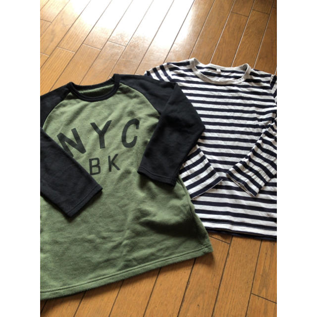 MARKEY'S(マーキーズ)の150cmのロンT 2枚セット キッズ/ベビー/マタニティのキッズ服男の子用(90cm~)(Tシャツ/カットソー)の商品写真