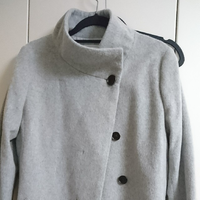 UNTITLED(アンタイトル)のUNTITLED  ウールコート リバーコート レディースのジャケット/アウター(ロングコート)の商品写真