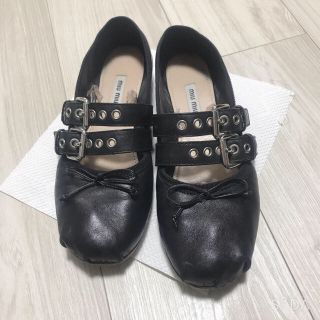 ミュウミュウ(miumiu)のmiumiu バレエシューズ(バレエシューズ)