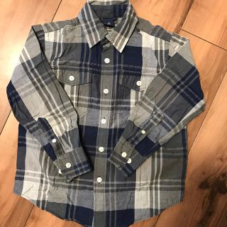 ギャップ(GAP)のGAPのチェック柄シャツ　120(ブラウス)