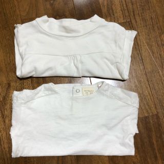 ザラキッズ(ZARA KIDS)のロンT 白 2枚セット(シャツ/カットソー)