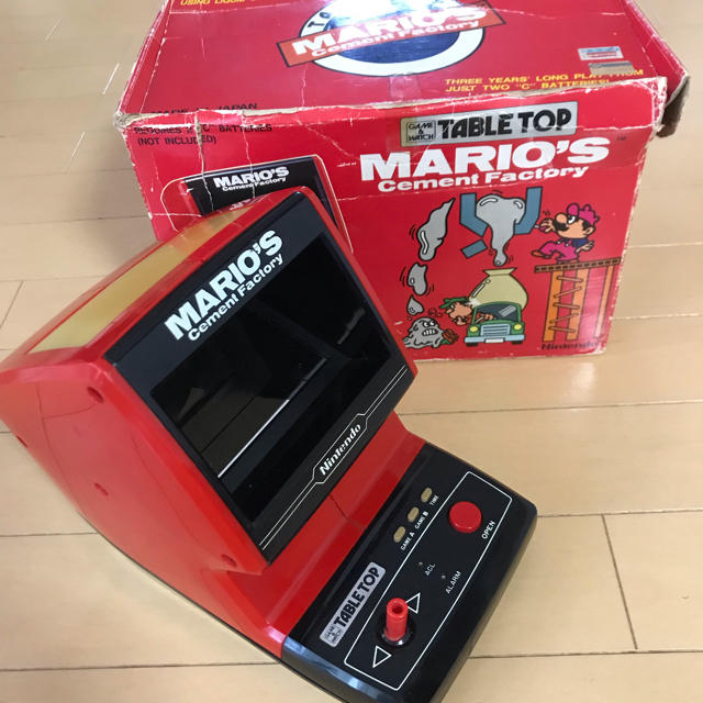 ゲームウォッチ マリオセメントファクトリー 箱付き