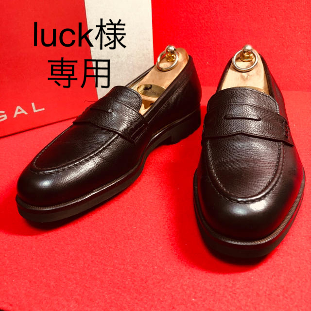 REGAL リーガル コインローファー シボ革 レザー ブラウン 24EE
