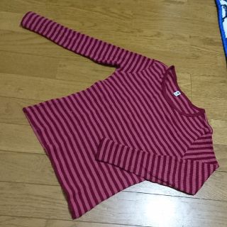 ユニクロ(UNIQLO)のユニクロ リブTシャツ 130(Tシャツ/カットソー)