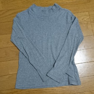 ユニクロ(UNIQLO)のユニクロ リブハイネックt 130(Tシャツ/カットソー)