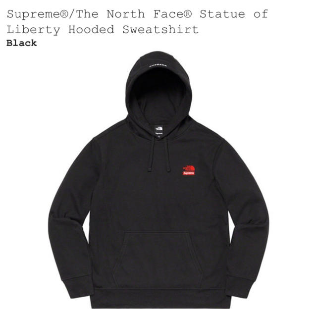 supreme north  face ブラック Lサイズ