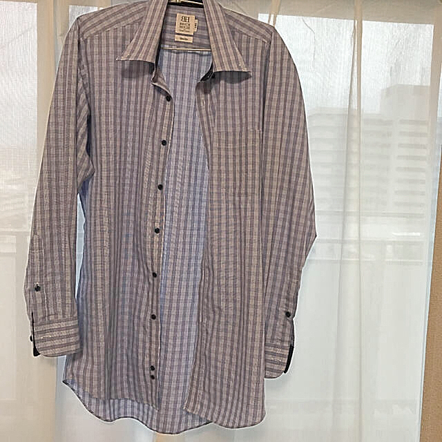 THE SUIT COMPANY(スーツカンパニー)の美品！Tokyo shirts BRICK HOUSE メンズ　ブルーチェック メンズのトップス(シャツ)の商品写真