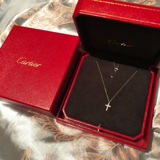 カルティエ(Cartier)のCartier カルティエ　シンボルネックレス  ホワイトゴールド　ダイヤ(ネックレス)