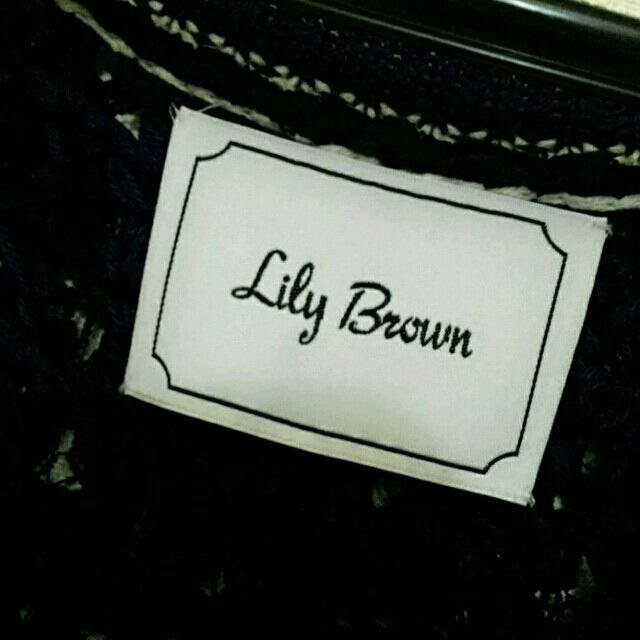 Lily Brown(リリーブラウン)のlily brown♡ベスト 紺 レディースのトップス(ベスト/ジレ)の商品写真