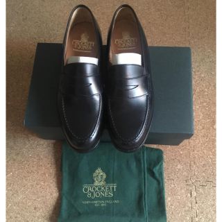 クロケットアンドジョーンズ(Crockett&Jones)のクロケット＆ジョーンズ  ボストンBOSTONブラック黒6.5ローファー(ドレス/ビジネス)