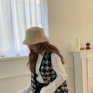 スタイルナンダ(STYLENANDA)のSTYLE NANDA ボアバケットハット(ハット)