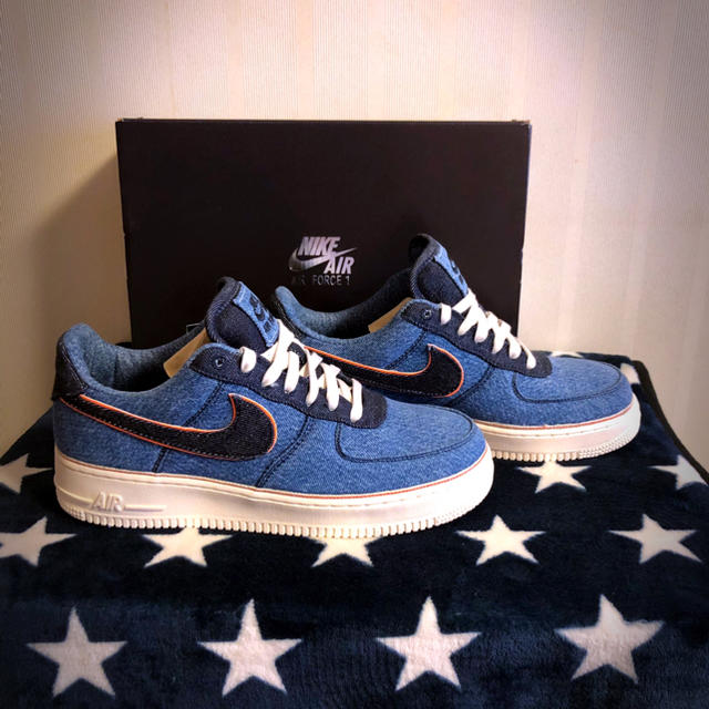 AIR FORCE 1 07 PRM stonewash blue デニム