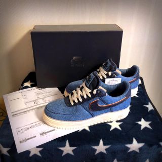 ナイキ(NIKE)のATMOS 3×1 DENIM NIKE AIR FORCE 1 '07 PRM(スニーカー)