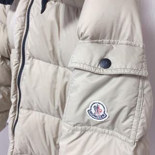 モンクレール(MONCLER)の最終お値下！定価20万円 モンクレール 茶タグ ダウンコート ベージュ(ダウンジャケット)