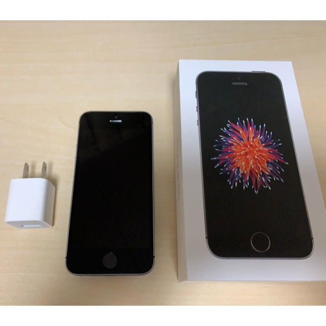 iPhone SE 64GB スペースグレイ ジャンク品 - スマートフォン本体